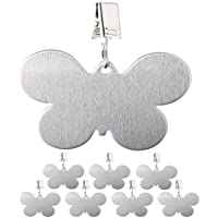Pinzas para Mantel- 8 Piezas Mantel de Tela Acero Inoxidable Clips- Sujeta Manteles VientoSujeta Manteles Peso-Elásticas…